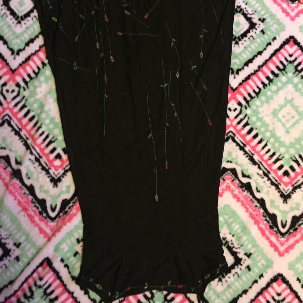 Long black dress size4